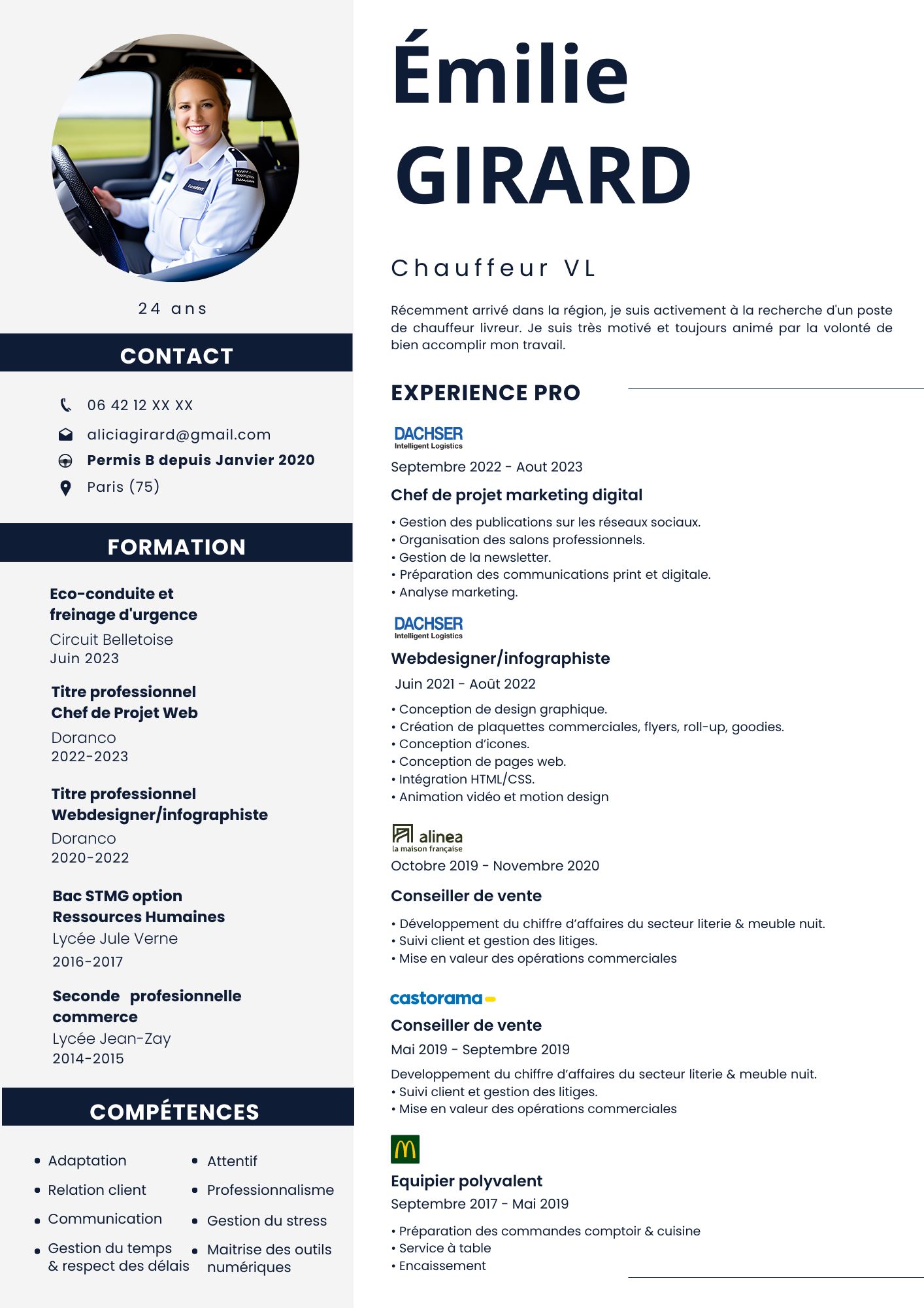 Exemple CV 2