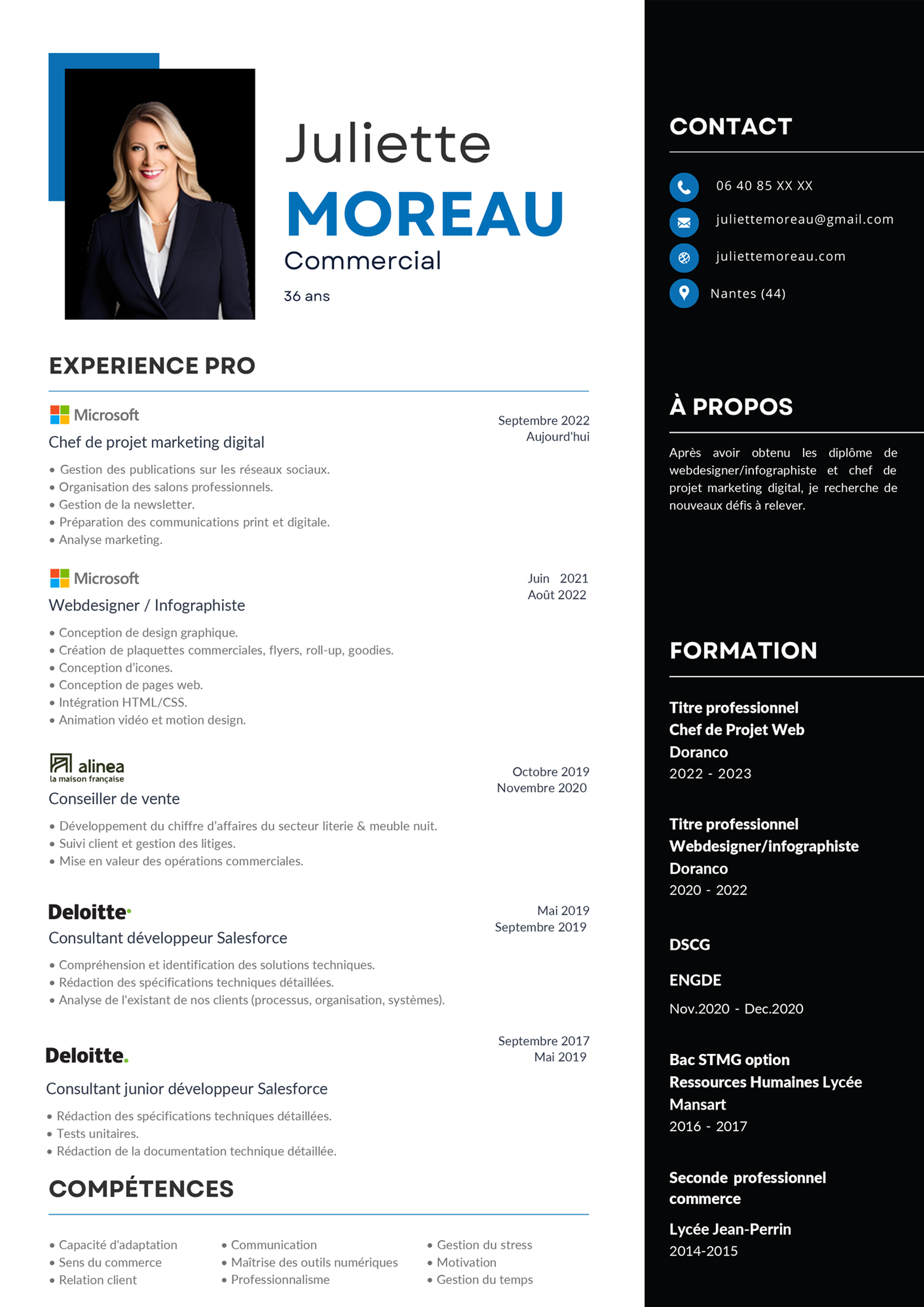 Exemple CV 3
